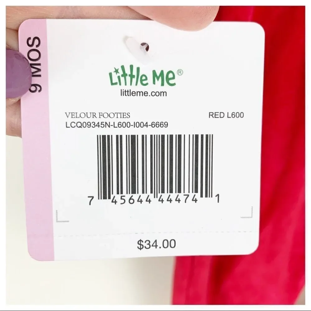 Little Me Baby’s First Christmas Pajamas NWT.‎
